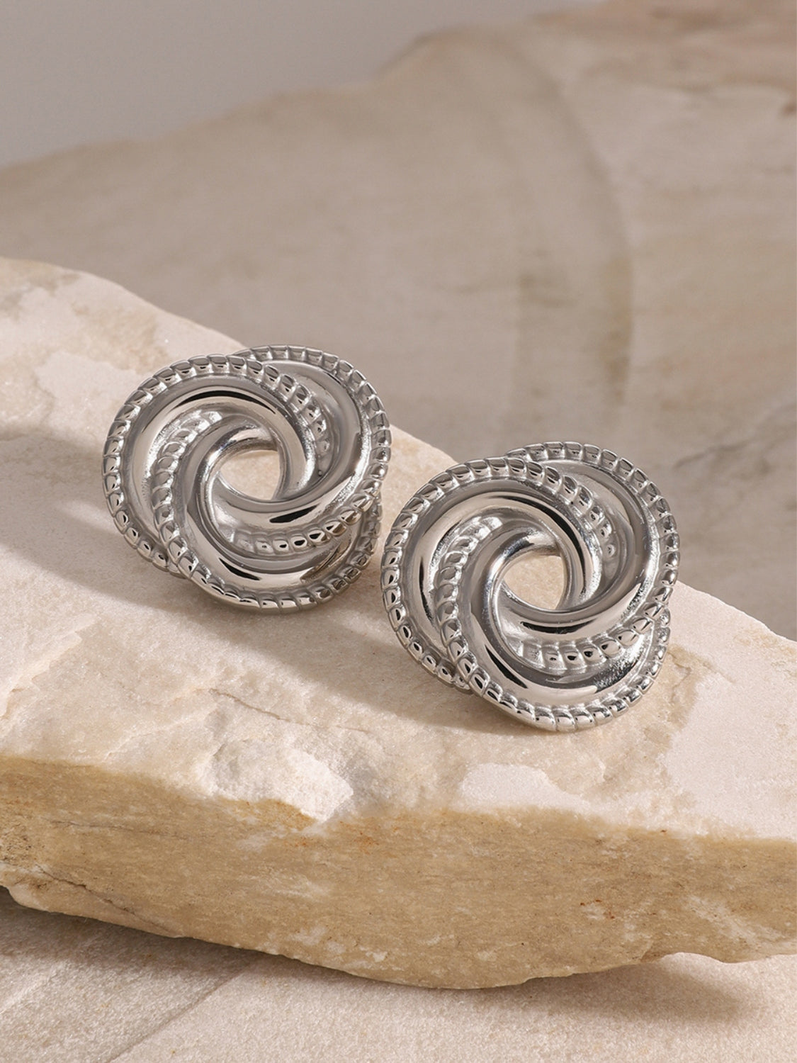 Knotted Stud Earrings