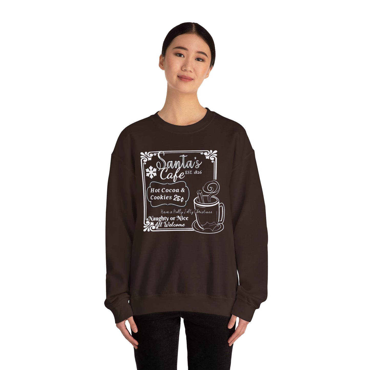 Santa's Cafe Unisex Sweatshirt