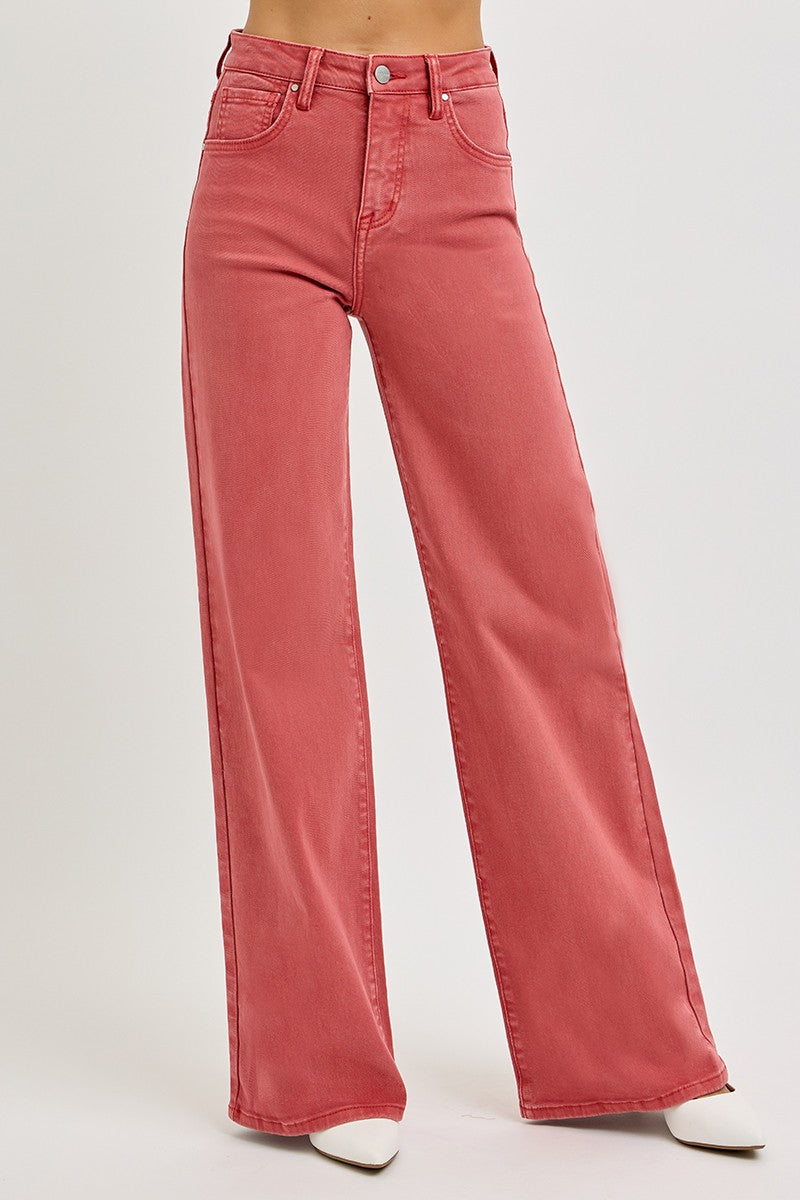 Mistletoe High Rise Wide Leg Jeans