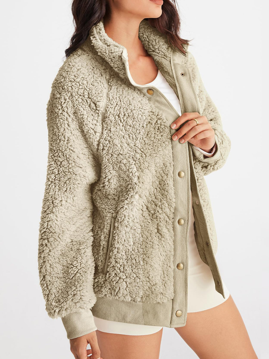 Amy Teddy Long Sleeve Jacket