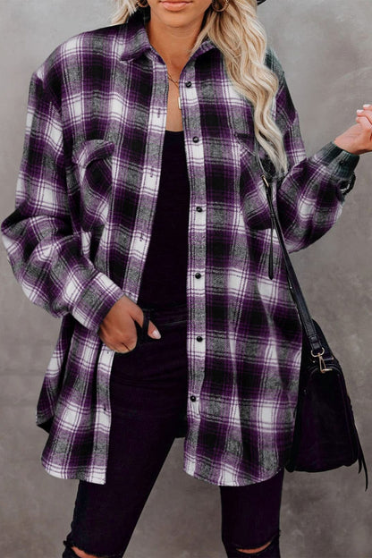 Lisa Flannel Top