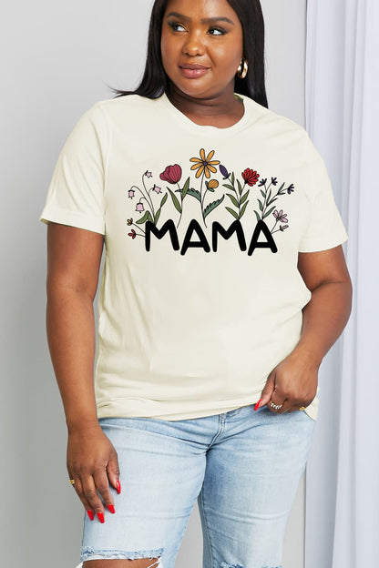 “Mama” Bouquet Graphic Top