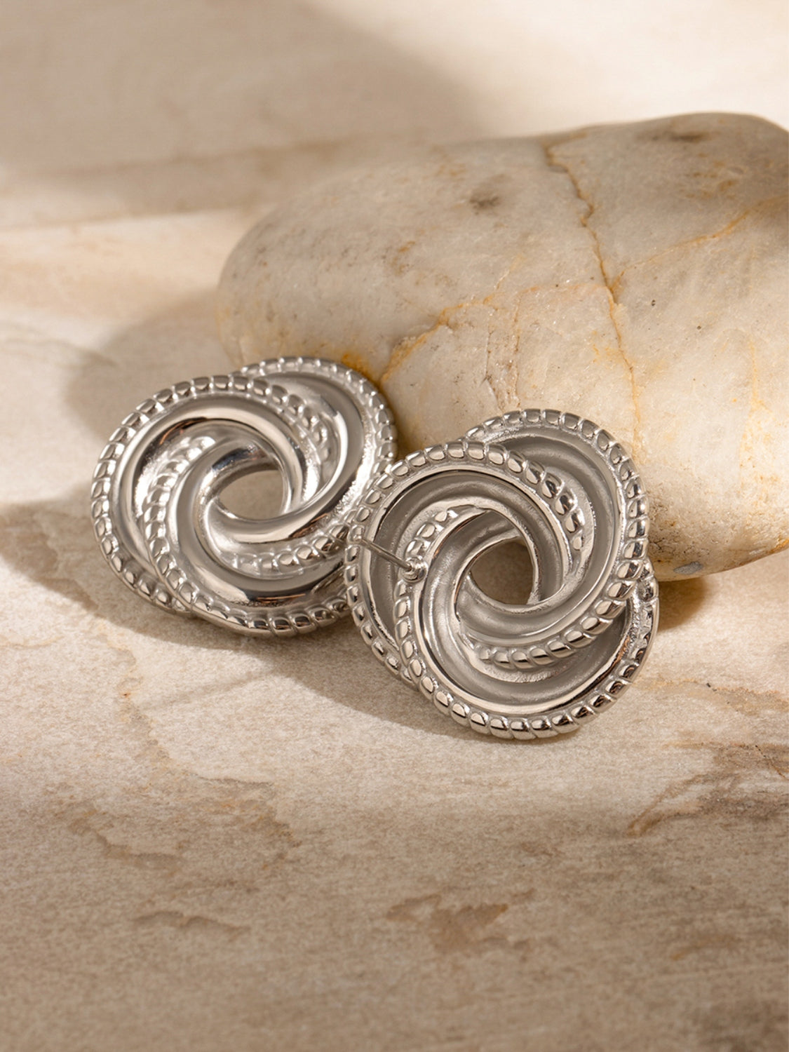 Knotted Stud Earrings