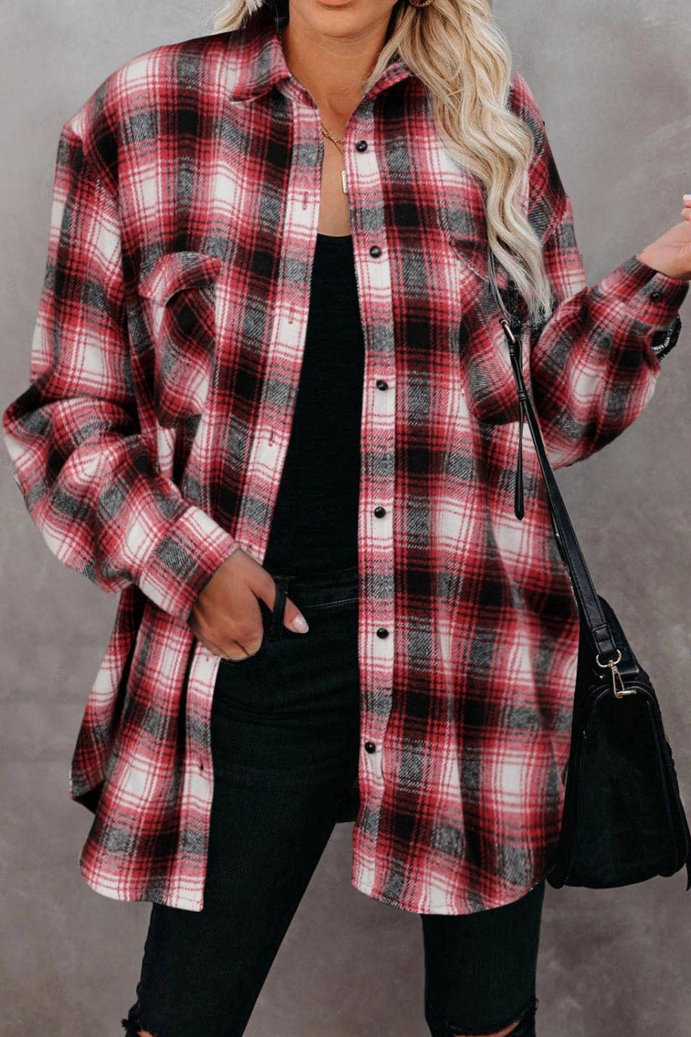 Lisa Flannel Top