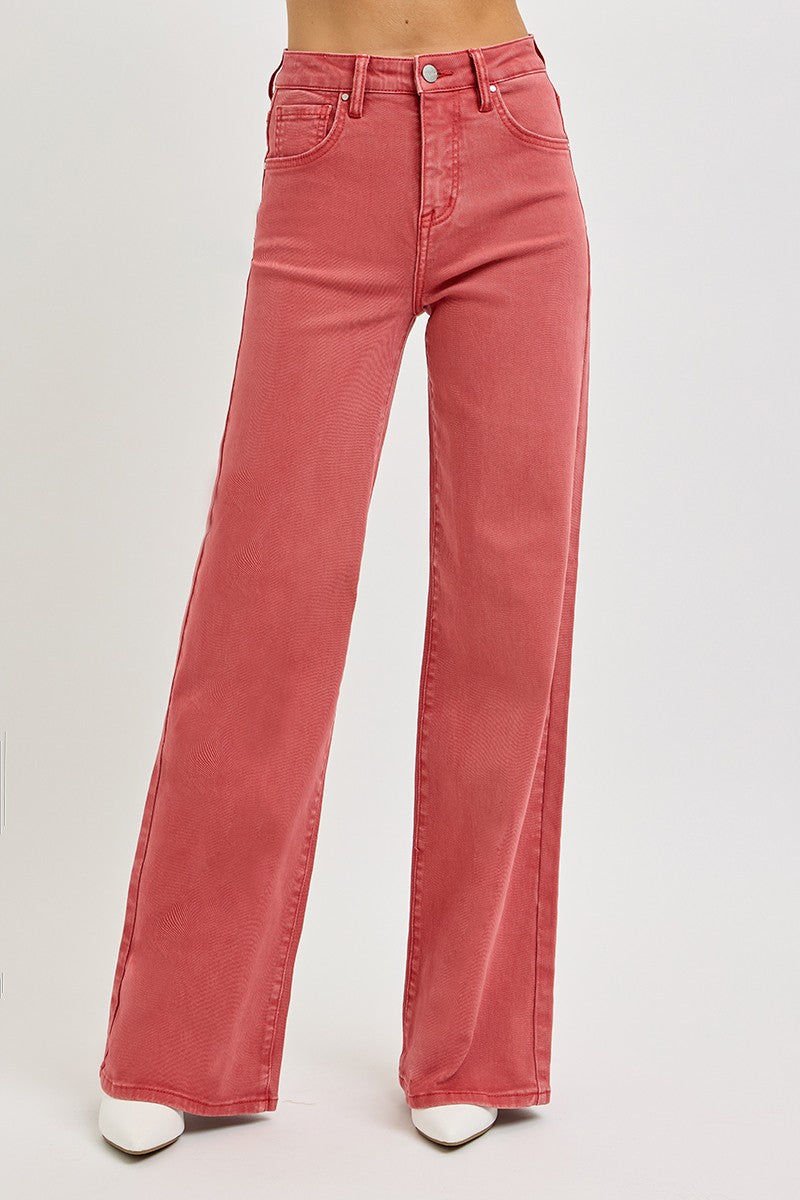 Mistletoe High Rise Wide Leg Jeans