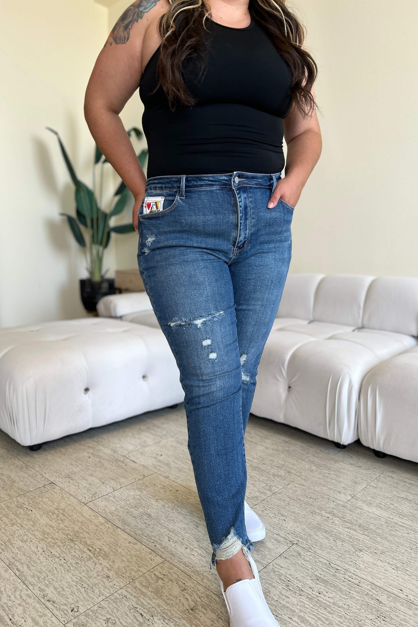 Queen of Hearts Jeans