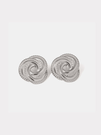 Knotted Stud Earrings