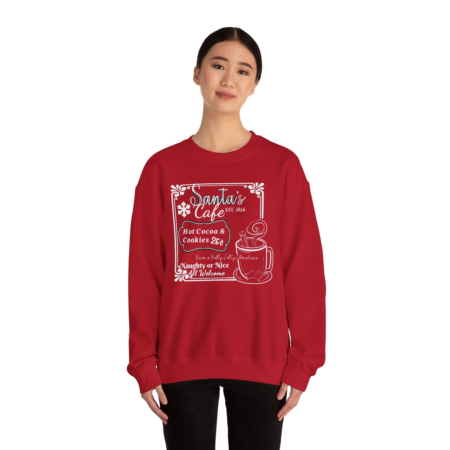 Santa's Cafe Unisex Sweatshirt