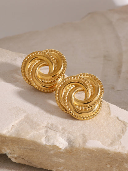 Knotted Stud Earrings