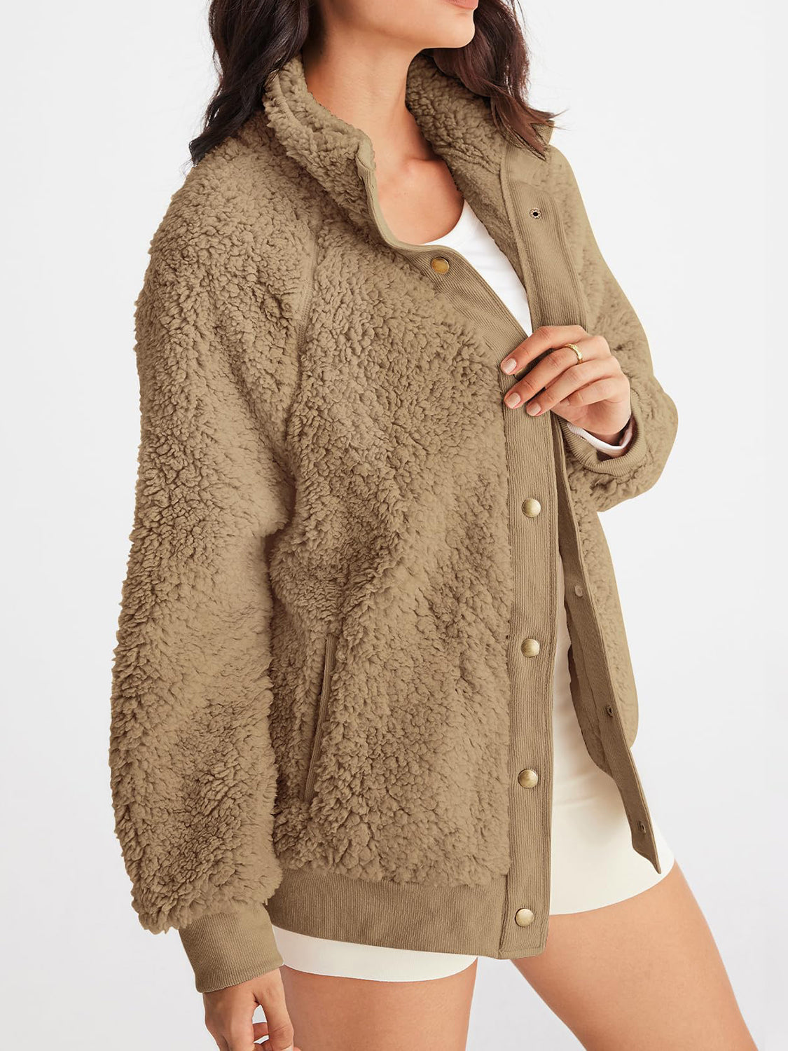 Amy Teddy Long Sleeve Jacket