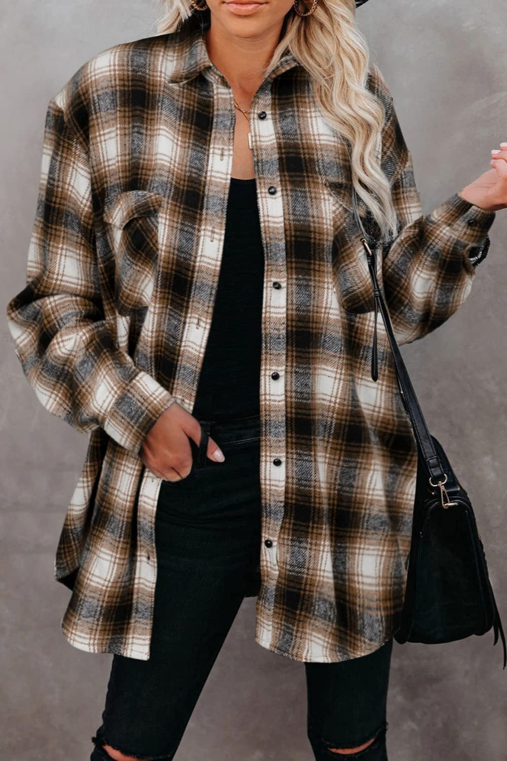 Lisa Flannel Top