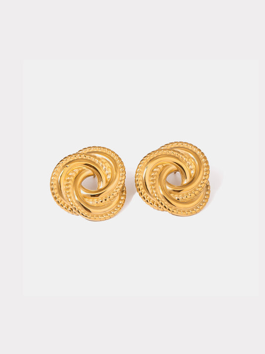 Knotted Stud Earrings