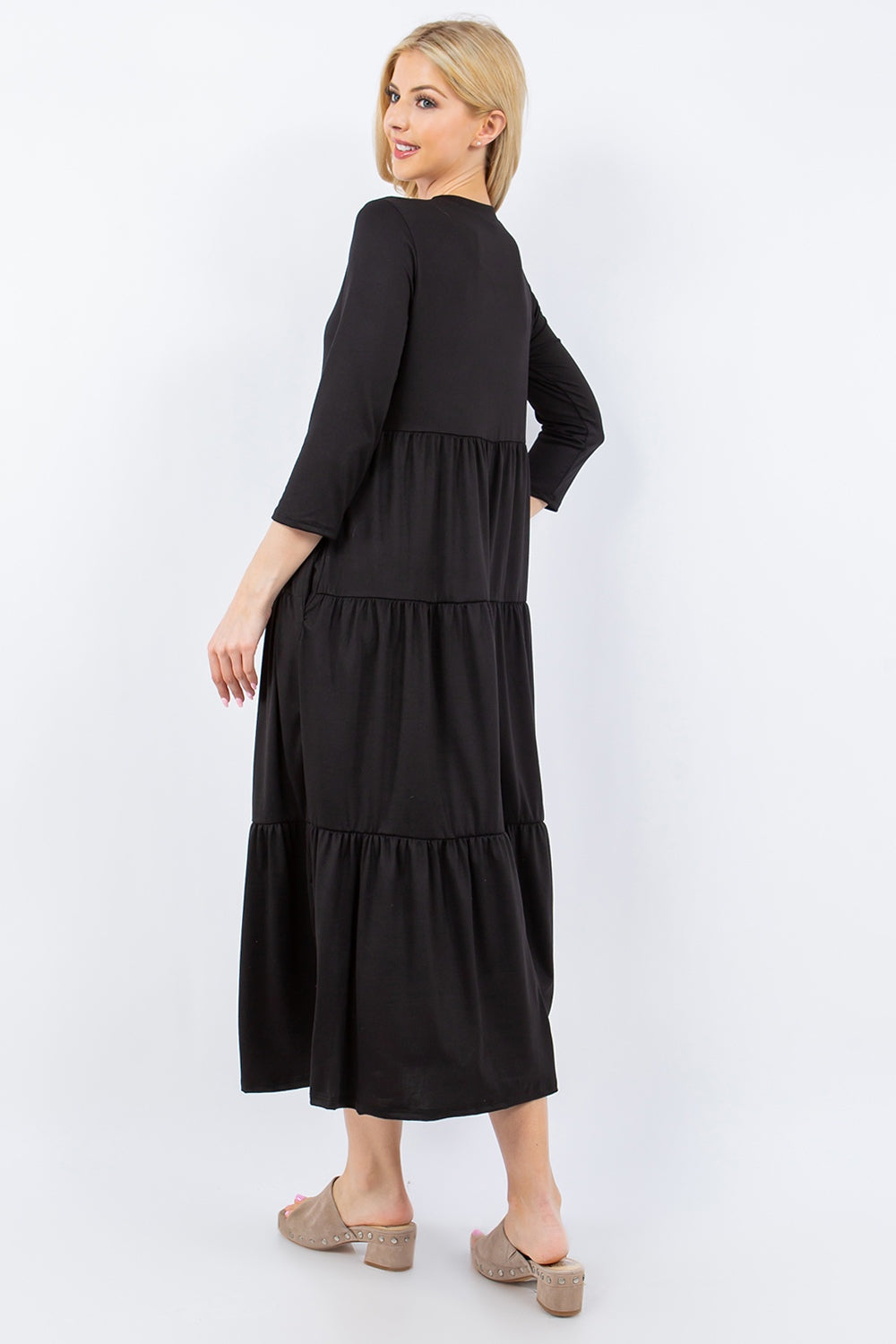 Angela  Midi Dress with Pockets