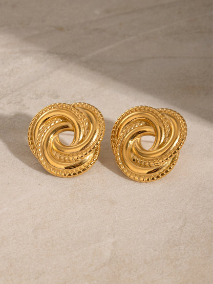 Knotted Stud Earrings