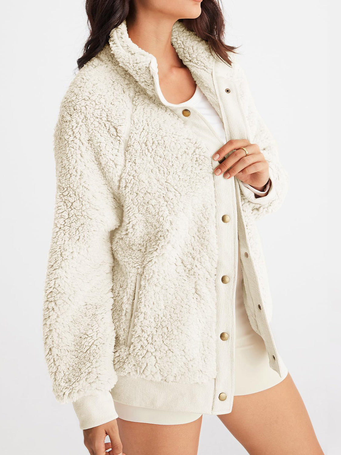 Amy Teddy Long Sleeve Jacket