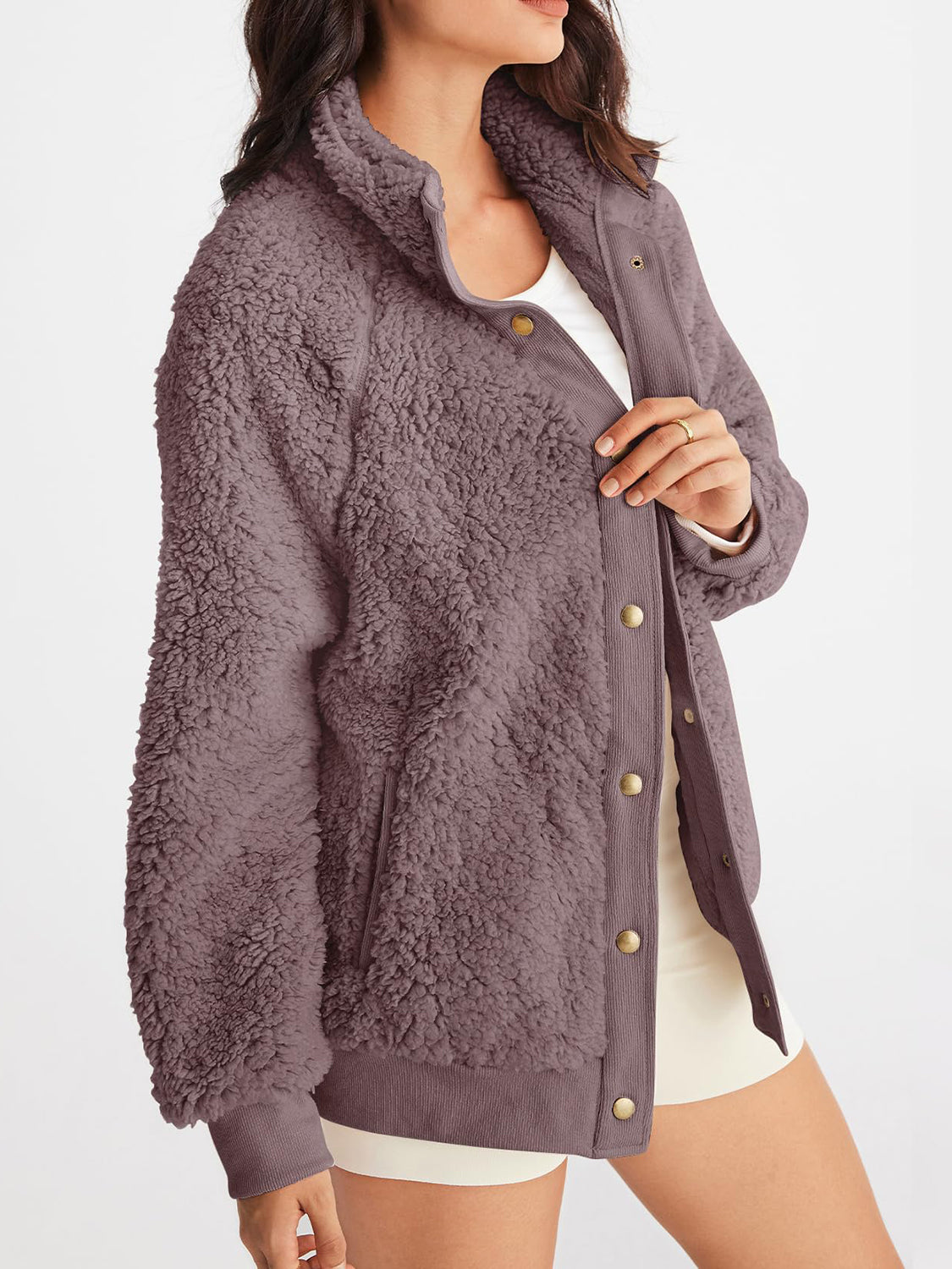 Amy Teddy Long Sleeve Jacket