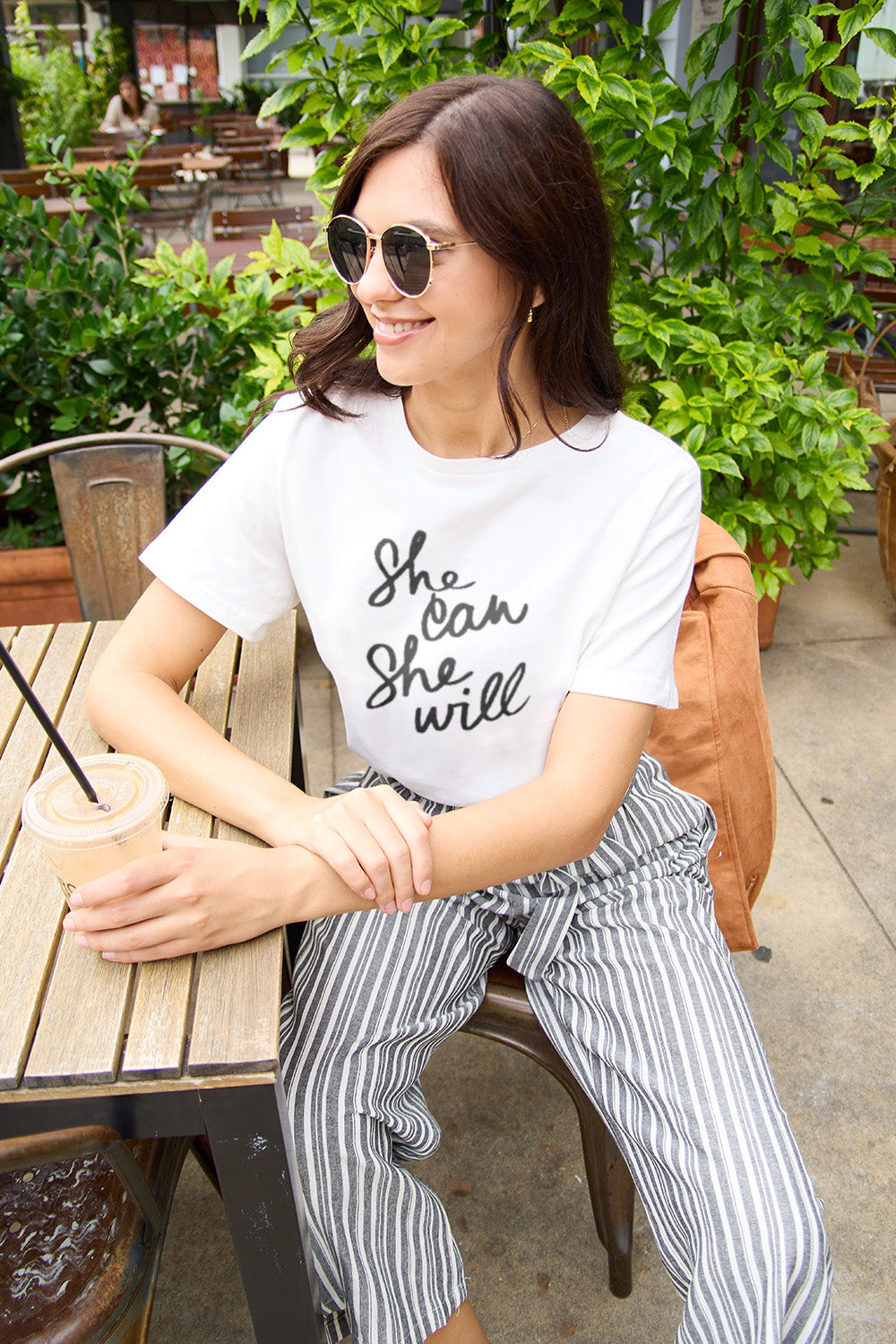 "She Can She Will" Graphic Tee